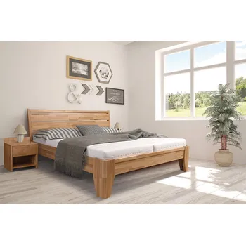 Postel Ahorn Lavana BUK napojovaný - Dvoulůžková postel Délka [cm]: 190, Šířka [cm]: 180