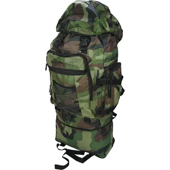 turistický batoh Cestovní, turistická krosna, batoh velký 90L maskáč