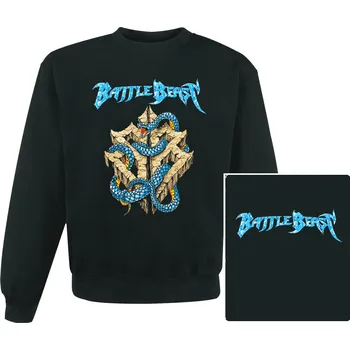 Pánská mikina mikina bez kapuce Battle Beast - snake, logo