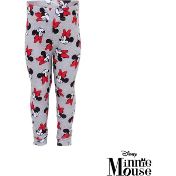 Dívčí legíny Disney - Minnie Dívčí legíny - šedý melír | Minnie Barva: Světle šedý melír, Velikost: 122/128