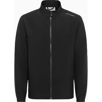 Pánská softshellová bunda PORSCHE DESIGN Woven tech jacket Bunda tkaná sportovní tech funkční černá (Vysoce kvalitní bunda od Porsche Design vyrobená z recyklované strečové tkaniny. Reguluje vlhkost, odolává větru a dešti.)