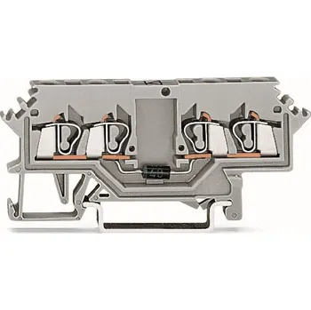 WAGO Svorka 280-623/281-411 pro moduly 4 vodiče S diodou 1N4007, šedá 280-623/281-411