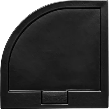 Sprchová vanička Besco Axim UltraSlim čtvrtkruhová sprchová vanička, black stone Rozměr vaničky: 80x80cm