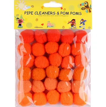 Bambulky mix barev Ø20 mm, barva 5 oranžová