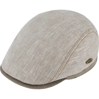 Čepice Fiebig - Headwear since 1903 Pánská Natur letní lněná bekovka s UV faktorem 50 - Fiebig since 1903 Velikost: 55 cm (S)
