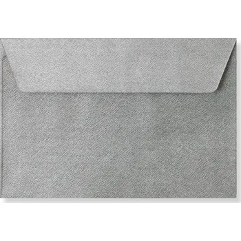 Obálka Envelopes Ltd. Barevná obálka C6 stříbrná texture ,balení 50 ks 471798