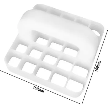 Pec na pizzu G.Gastro Dough former – 150×150×50 mm - Square - Food-safe Plastic - Pizza Dough
