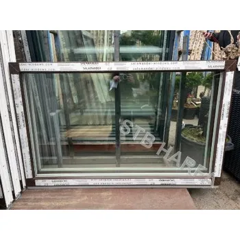 OKNO 130x80 FIXNí Tmavy dub