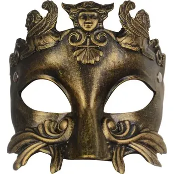 Karnevalová maska Dámská maškarní maska Zlatá