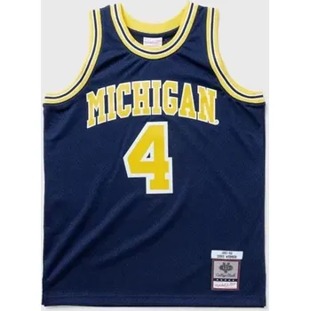 Pánské tričko Mitchell & Ness NCAA Swingman Road Jersey Michigan1991 Chris Webber SMJY4437-UMI91CWEASBL Mr S