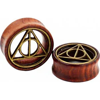 Piercing Tunel do ucha | plug do ucha dřevěný - CY1227,8mm