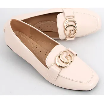 Dámské mokasíny Dámské mokasiny GO-50 béžové - Inello 39