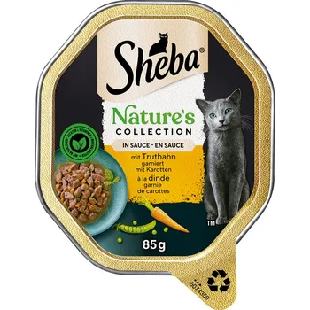Krmivo pro kočku 22x85g Sheba Nature's Collection v omáčce - s krocaním