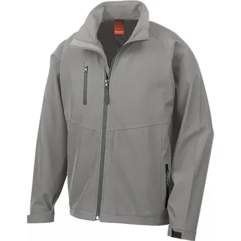 Pánská bunda Result Pánská softshellová bunda R128M Silver Grey L