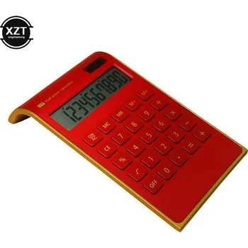 Kancelářská technika Kreativní tenká kalkulačka na solární energii - Červené