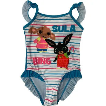 Dívčí plavky Eplus Jednodílné plavky - Bing modré Velikost - děti: 104/110