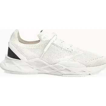 Pánská běžecká obuv PORSCHE DESIGN PWRPlate Sport Obuv sportovní tréninková s uhlíkovým vláknem bílá (Exkluzivní sportovní boty PWRPlate vyrobené z EvoKNIT® s nití svítící ve tmě. Karbonové vlákno v patě pro skvělou stabilitu a měkké odpružení.)