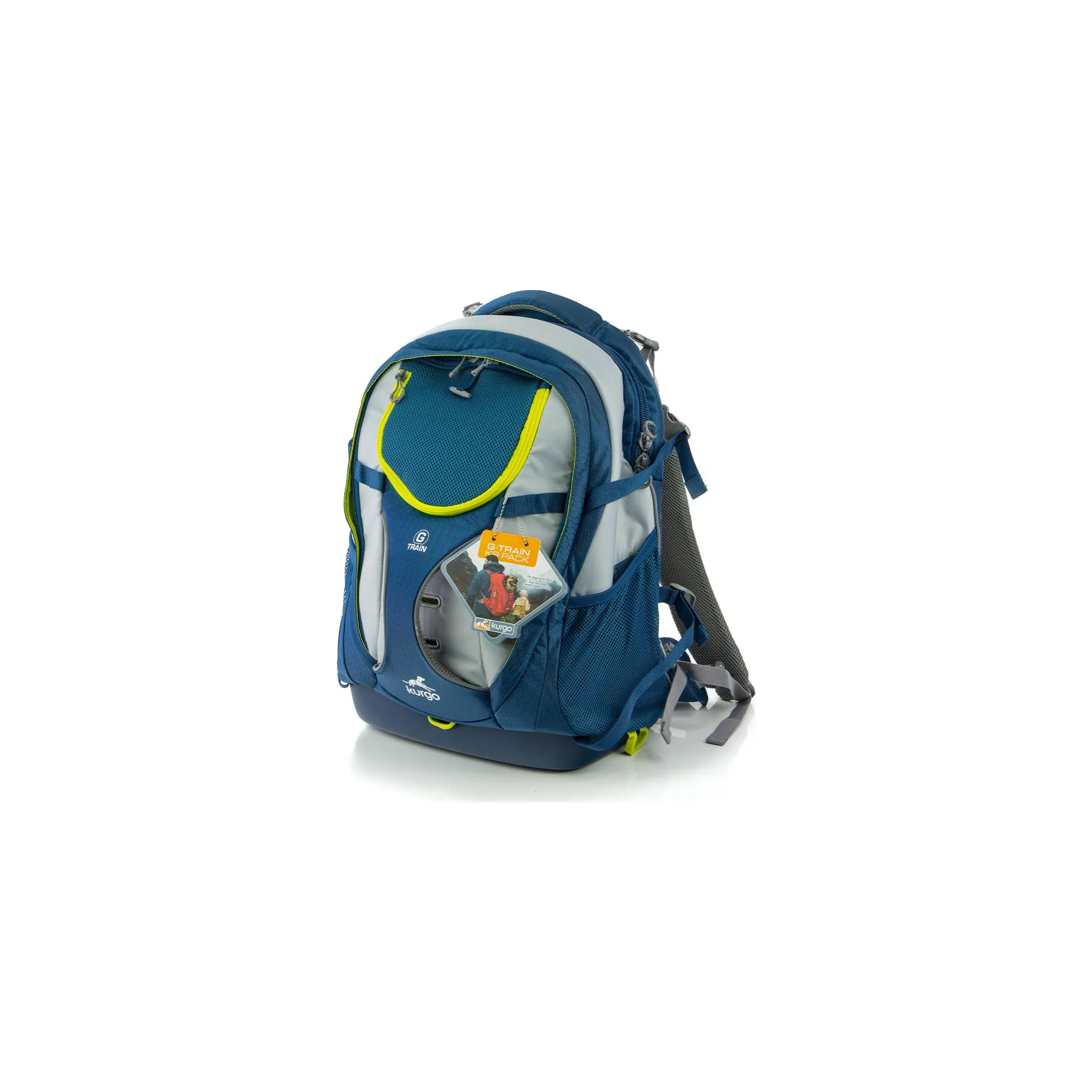 Fotografie 6 - Psí batoh Kurgo G-Train Dog Carrier Backpack 53,34 x 33,02 x 25,4 cm inkoustově modrý