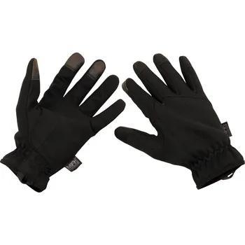 Sportovní střelba Rukavice prstové lehké ČERNÉ - MFH Velikost: S Maskáče