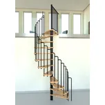Točité vřetenové schodiště Minka Paris průměr 140cm pro výšku do 282 cm