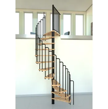 Schodiště Točité vřetenové schodiště Minka Paris průměr 140cm pro výšku do 282 cm
