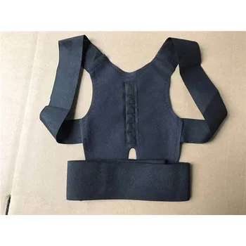 Korzetový rovnač zad | rovnací pás na záda - Černá,XXL