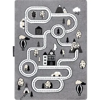 Koberec Dětský kusový koberec Petit Town streets grey, 120x170, šedá, dětský pokoj, Dywany Łuszczów - 1 rok na vrácení + DOPRAVA ZDARMA k Vám i zpět
