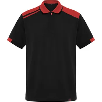 Pánské tričko Roly Samurai Pánské polo triko PO8410 Black 02-Red 60 S