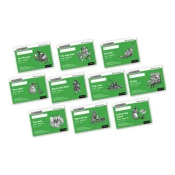 Cizojazyčná kniha Read Write Inc. Phonics: Green Set 1 Core Black & White Storybooks (Mixed Pack of 10) – Gill Munton (EN)