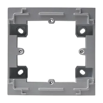 Elektroinstalační krabice HAGER Krabice Lumina WL5812 nástěnná montáž stříbrná mat WL5812