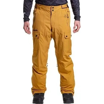 Snowboardové kalhoty Meatfly pánské SNB & SKI kalhoty Gary Wood | Hnědá | Velikost S