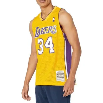 Pánské tričko Mitchell & Ness pánský dres Los Angeles Lakers NBA Swingman Home Jersey Lakers 99 Shaquille O`Neal SMJYGS18179-LALLTGD99SON M