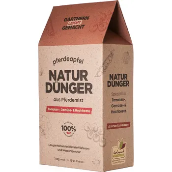 Hnojivo Pferdeapfel přírodní hnojivo na rajčata, zeleninu a do vyvýšených záhonů, 1000 ml