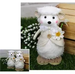 MrHome Velikonoční látkový beránek 18x8 cm Pán a Paní - 1 ks