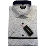 Pánská košile s krátkým rukávem - střih SLIM - vzor F710 - 38