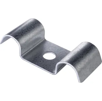 Elektroinstalační materiál KOPOS KOLÍN KOPOS Příchytka 6710D_PO dvojitá s dírou 6710D_PO