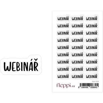 samolepka Fleppi Samolepky Webinář
