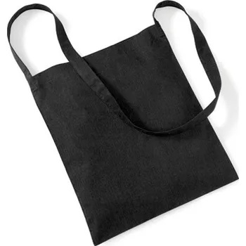 Nákupní taška Westford Mill Nákupní taška s dlouhým popruhem WM107 Black 34 x 40 cm