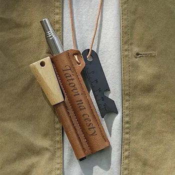 Cestovní křesadlo s teleskopickým foukadlem