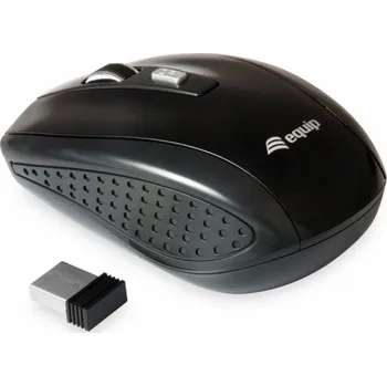 Myš Myš Equip Equip Optische Reisemaus, Kabellos, černá / 245104