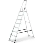 Schůdky hliníkové Drabest, 125kg, 8 stupňů, s háčkem DR-ALD8-125kg