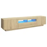 TV skříňka z kompozitního dřeva s LED…