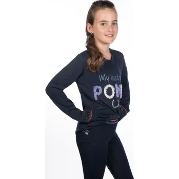 Dívčí oblečení Dětské triko Aymee s dlouhým rukávem - tmavě modré - 122/128