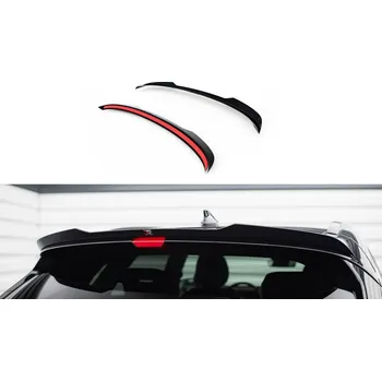 Tuning Prodloužení spoileru Hyundai Kona N-Line Mk2 černý lesklý plast