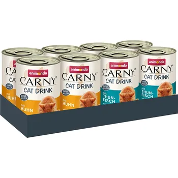 Pro kočku 8x140ml animonda Carny Cat Drink - míchané balení (kuřecí & tuňák)