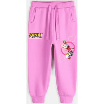 Růžové tepláky Amy Rose Ježek Sonic Velikost: 128 - 7/8let