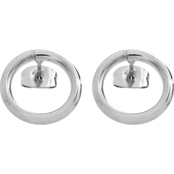 Módní doplněk JSB bijoux s.r.o. Ocelové náušnice puzety obrysový kruh bez krystalů