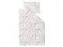 Ložní povlečení Textilomanie Floral Cream krémové 140 x 200, 70 x 90 cm knoflíky