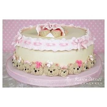 Forma na pečení Silikonová forma medvídci lem na dort - Karen Davies