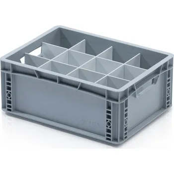 Úložný box Příčka pro EURO přepravku 40x30x17 cm - krátká